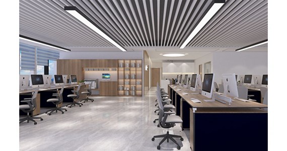 济南办公室装修如何利用空间光感？